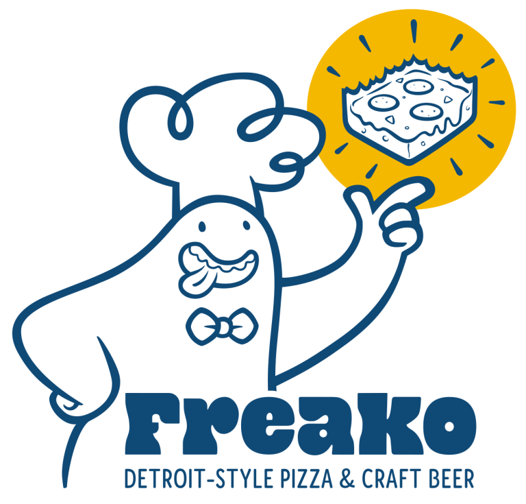 Freako Detroit-Style Pizza Logo Freako Detroit-Style Pizza Logo